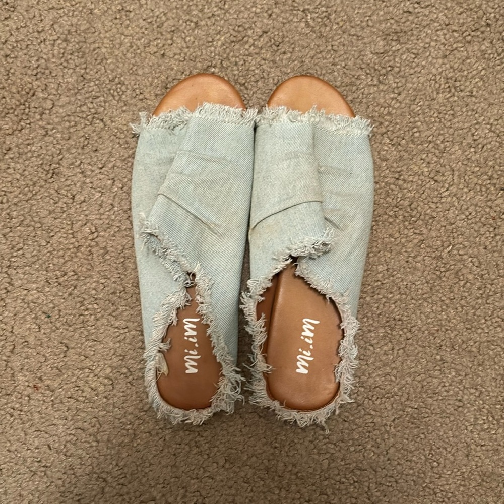 Denim Sandals